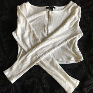 Forever 21 Ribbed Crop Top